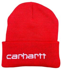 Carhartt Bold Red Knit Hat
